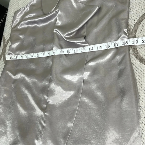 Banana Republic HERITAGE Strappy Cascade Front vintage taupe maxi dress - Picture 16 of 17